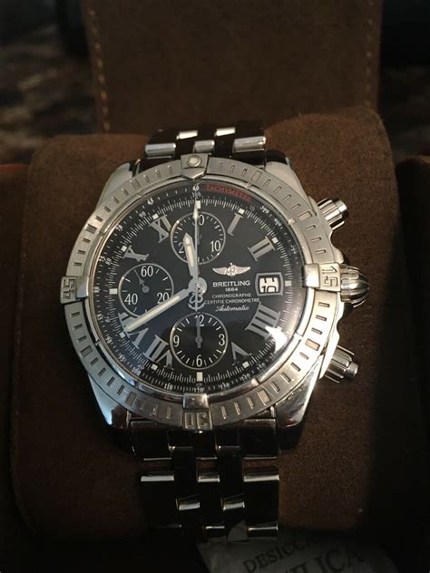 breitling 1884 chronographe certifie chronometre 300m a13356|Breitling watch 1884 chronograph price.